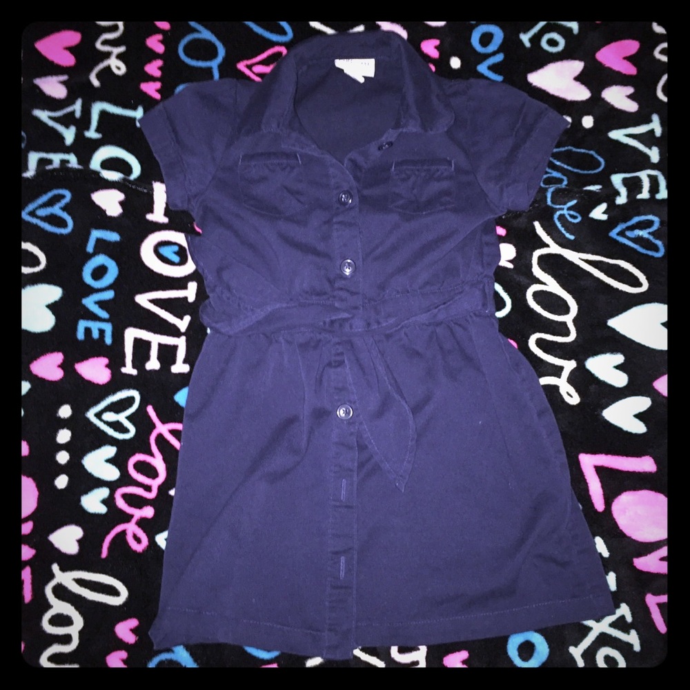 Size 5 Girls Navy Cherokee Brand Uniform Dress